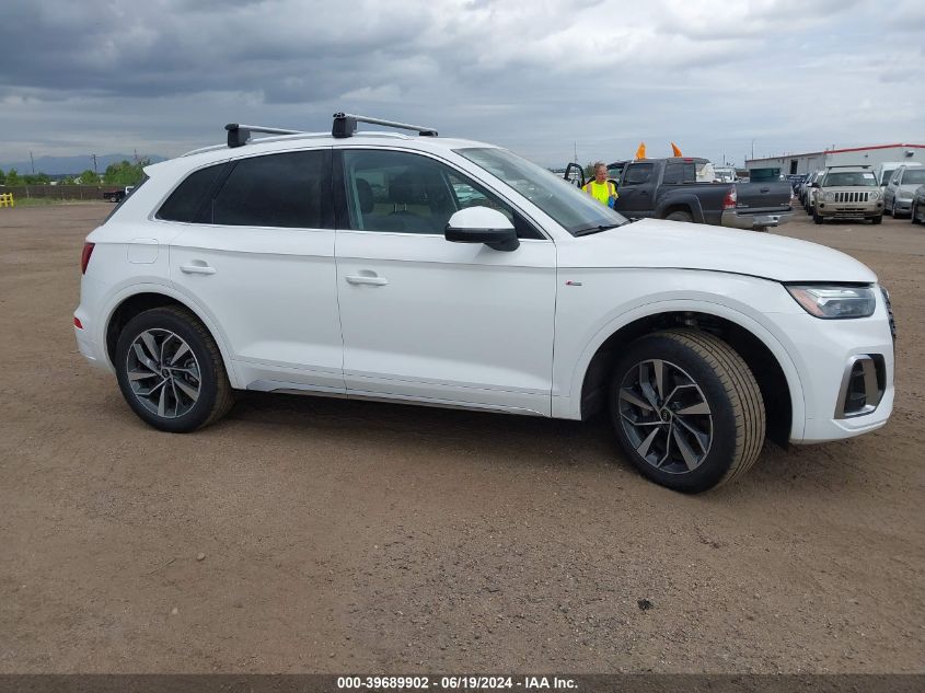 2023 Audi Q5 Premium Plus 45 Tfsi S Line Quattro VIN: WA1EAAFYXP2051407 Lot: 39689902