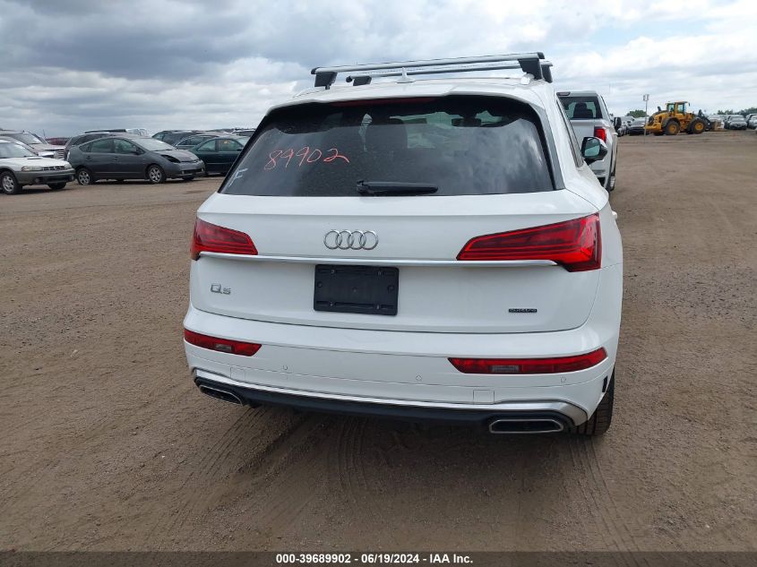 2023 Audi Q5 Premium Plus 45 Tfsi S Line Quattro VIN: WA1EAAFYXP2051407 Lot: 39689902