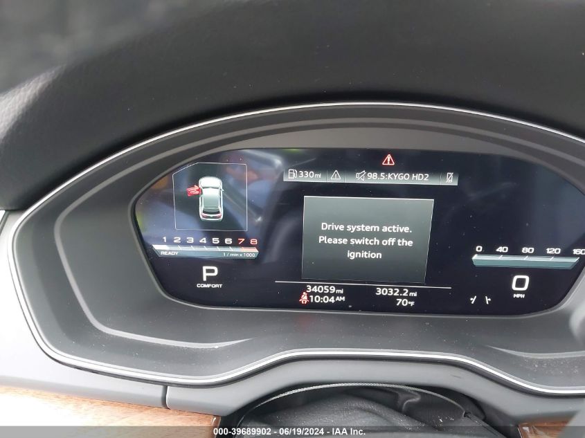 2023 Audi Q5 Premium Plus 45 Tfsi S Line Quattro VIN: WA1EAAFYXP2051407 Lot: 39689902