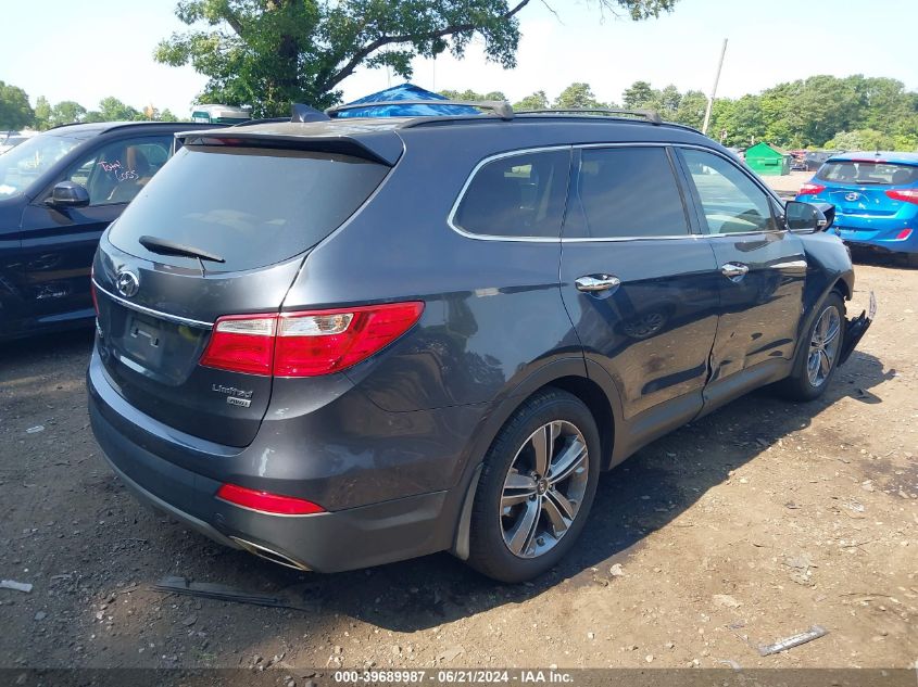 2015 Hyundai Santa Fe Gls/Limited VIN: KM8SNDHF9FU114778 Lot: 39689987