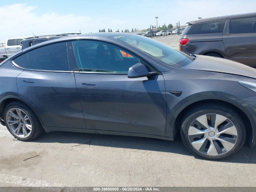 2021 Tesla Model Y Long Range Dual Motor All-Wheel Drive VIN: 5YJYGDEE6MF173202 Lot: 39690005