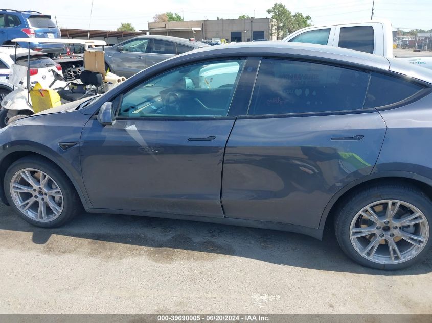 2021 Tesla Model Y Long Range Dual Motor All-Wheel Drive VIN: 5YJYGDEE6MF173202 Lot: 39690005