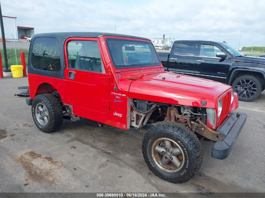 1997 Jeep Wrangler Sport VIN: 1J4FY19S1VP513733 Lot: 39690010