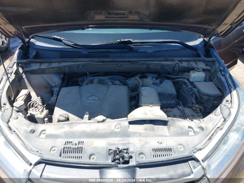 2017 Toyota Highlander Xle VIN: 5TDJZRFH1HS443391 Lot: 39690036