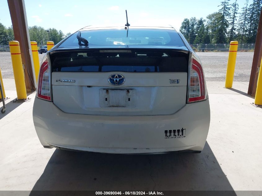 2015 Toyota Prius Three VIN: JTDKN3DU0F0409097 Lot: 39690046