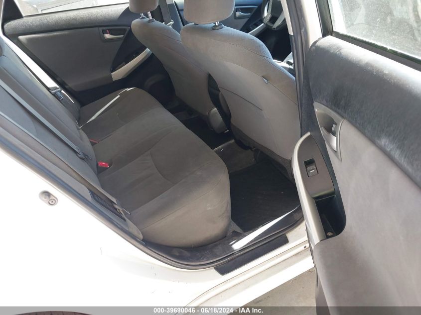 2015 Toyota Prius Three VIN: JTDKN3DU0F0409097 Lot: 39690046