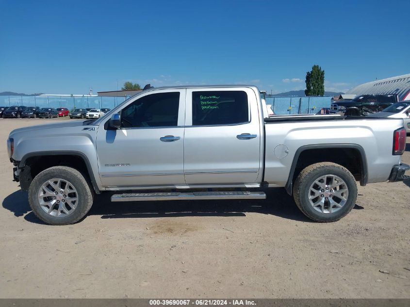 2018 GMC Sierra 1500 Slt VIN: 3GTU2NEC4JG498244 Lot: 39690067