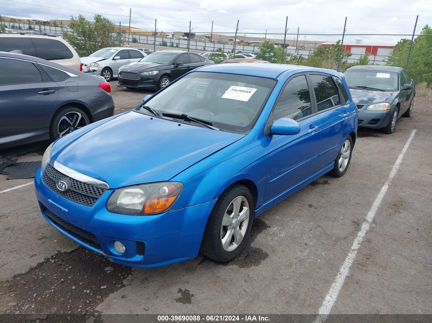 2008 Kia Spectra5 Sx VIN: KNAFE161485014786 Lot: 39690088