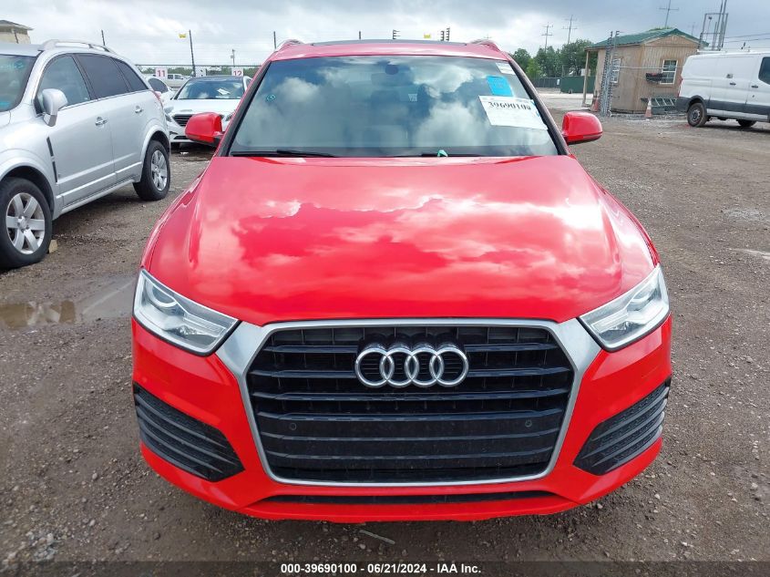 2018 Audi Q3 2.0T Premium/2.0T Sport Premium VIN: WA1BCCFSXJR016238 Lot: 39690100