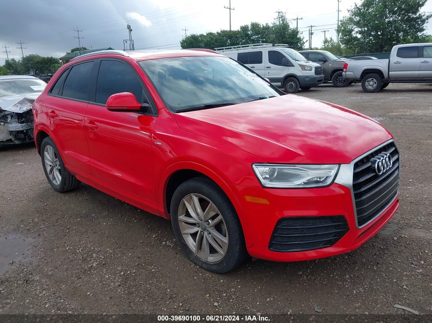2018 Audi Q3 2.0T Premium/2.0T Sport Premium VIN: WA1BCCFSXJR016238 Lot: 39690100