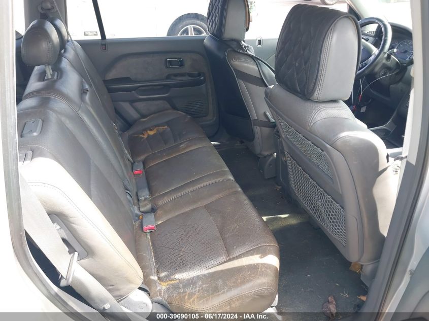 2004 Honda Pilot Ex-L VIN: 2HKYF18504H516231 Lot: 39690105