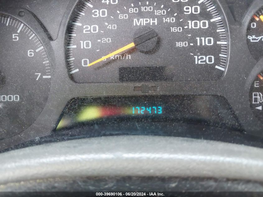 2002 Chevrolet Trailblazer Ls VIN: 1GNDT13S122445678 Lot: 39690106