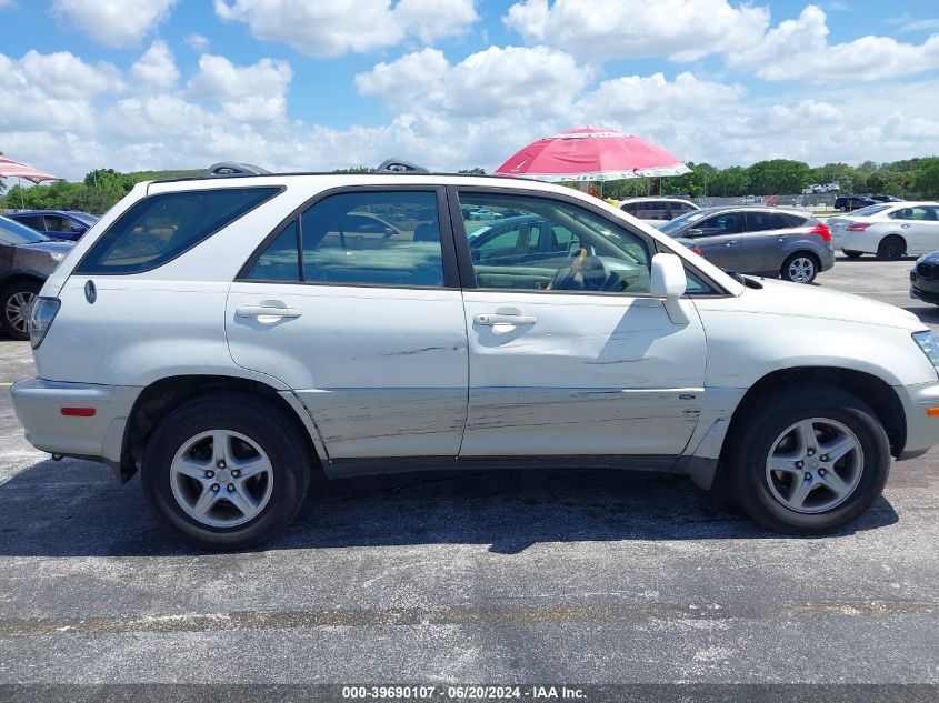 2001 Lexus Rx 300 VIN: JTJGF10U810096965 Lot: 39690107