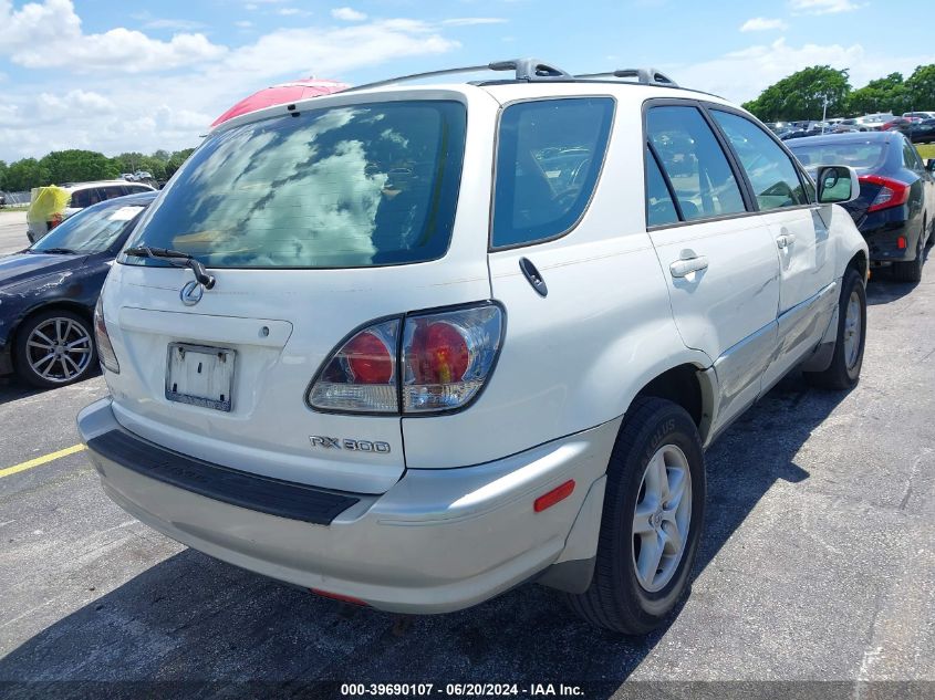 2001 Lexus Rx 300 VIN: JTJGF10U810096965 Lot: 39690107