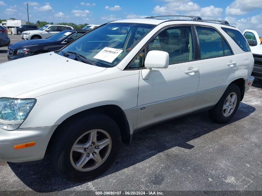 2001 Lexus Rx 300 VIN: JTJGF10U810096965 Lot: 39690107