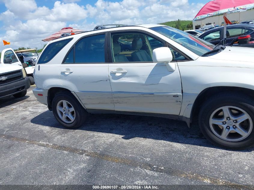 2001 Lexus Rx 300 VIN: JTJGF10U810096965 Lot: 39690107