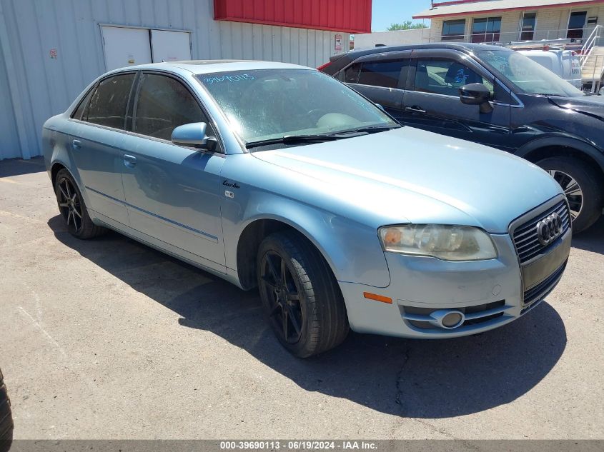 2006 Audi A4 2.0T VIN: WAUAF78E66A096583 Lot: 39690113