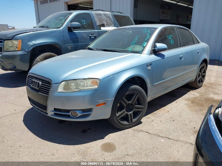 2006 Audi A4 2.0T VIN: WAUAF78E66A096583 Lot: 39690113