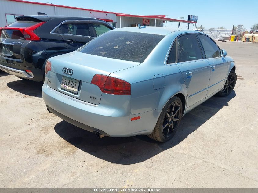 2006 Audi A4 2.0T VIN: WAUAF78E66A096583 Lot: 39690113