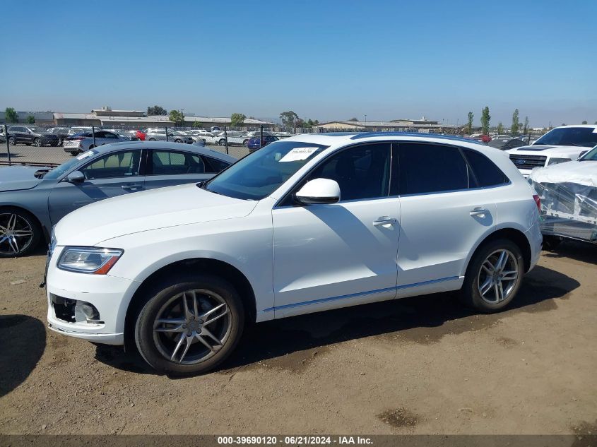 2017 Audi Q5 2.0T Premium VIN: WA1L2AFP0HA084855 Lot: 39690120