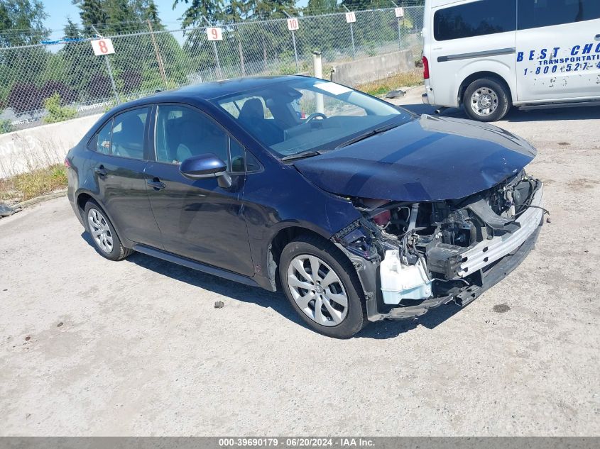 2021 Toyota Corolla Le VIN: 5YFEPMAE6MP256268 Lot: 39690179