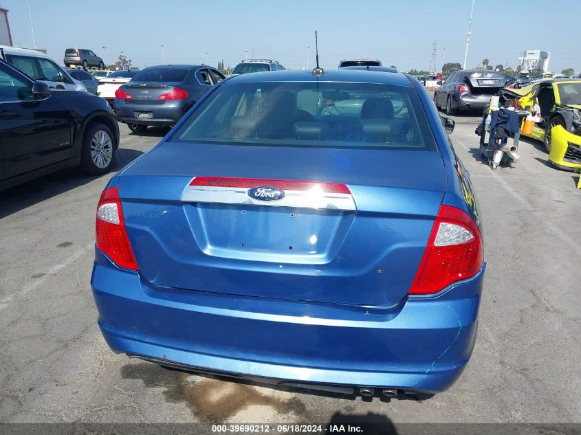 2010 Ford Fusion Sel VIN: 3FAHP0JA4AR325425 Lot: 39690212