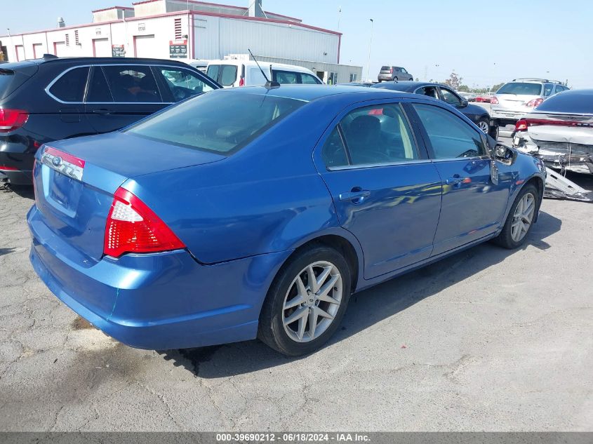 2010 Ford Fusion Sel VIN: 3FAHP0JA4AR325425 Lot: 39690212