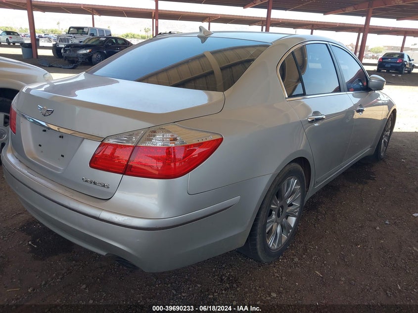 2011 Hyundai Genesis 3.8 VIN: KMHGC4DE7BU136104 Lot: 39690233