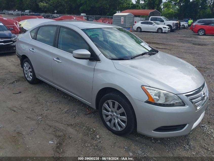 2015 Nissan Sentra S VIN: 3N1AB7AP5FY298372 Lot: 39690235