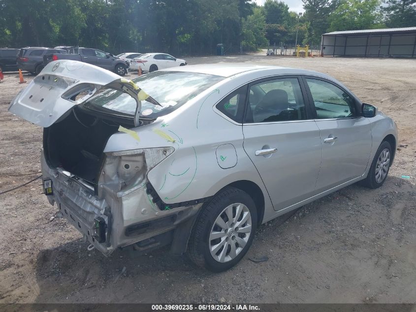 2015 Nissan Sentra S VIN: 3N1AB7AP5FY298372 Lot: 39690235