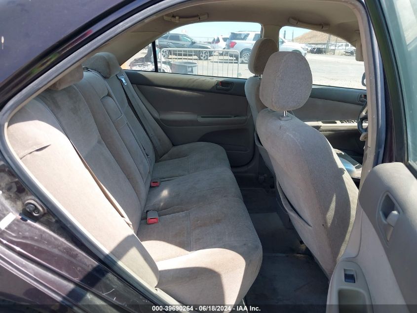 2003 Toyota Camry Le VIN: JTDBE32K430176080 Lot: 39690264