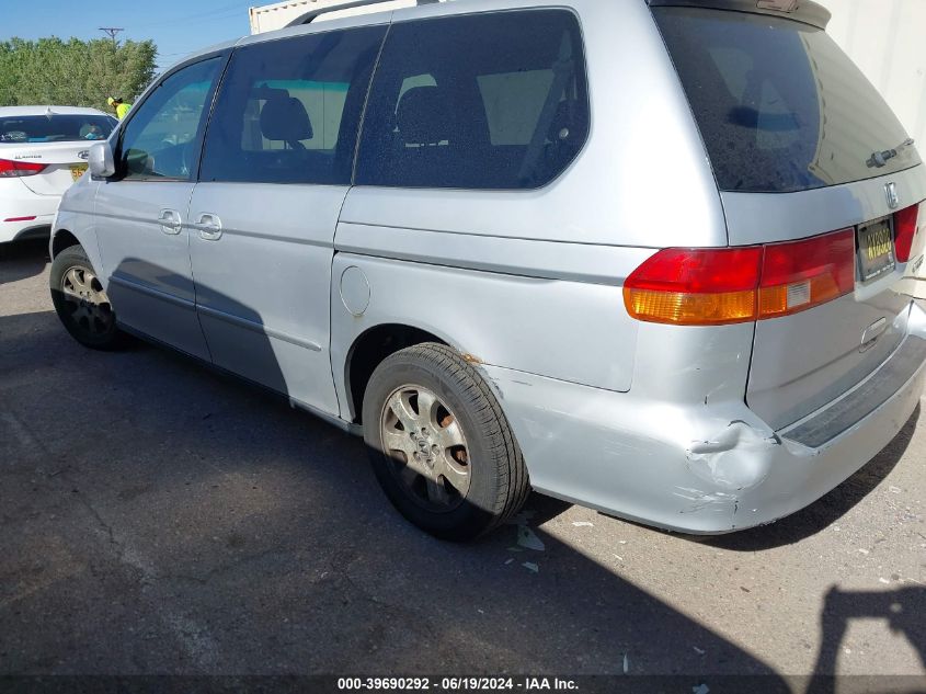 2002 Honda Odyssey Ex-L VIN: 2HKRL18022H552064 Lot: 39690292