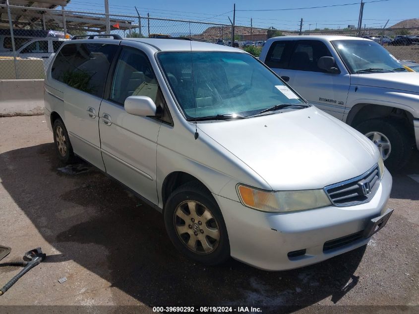 2002 Honda Odyssey Ex-L VIN: 2HKRL18022H552064 Lot: 39690292