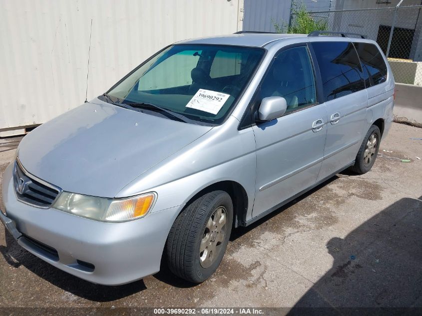 2002 Honda Odyssey Ex-L VIN: 2HKRL18022H552064 Lot: 39690292