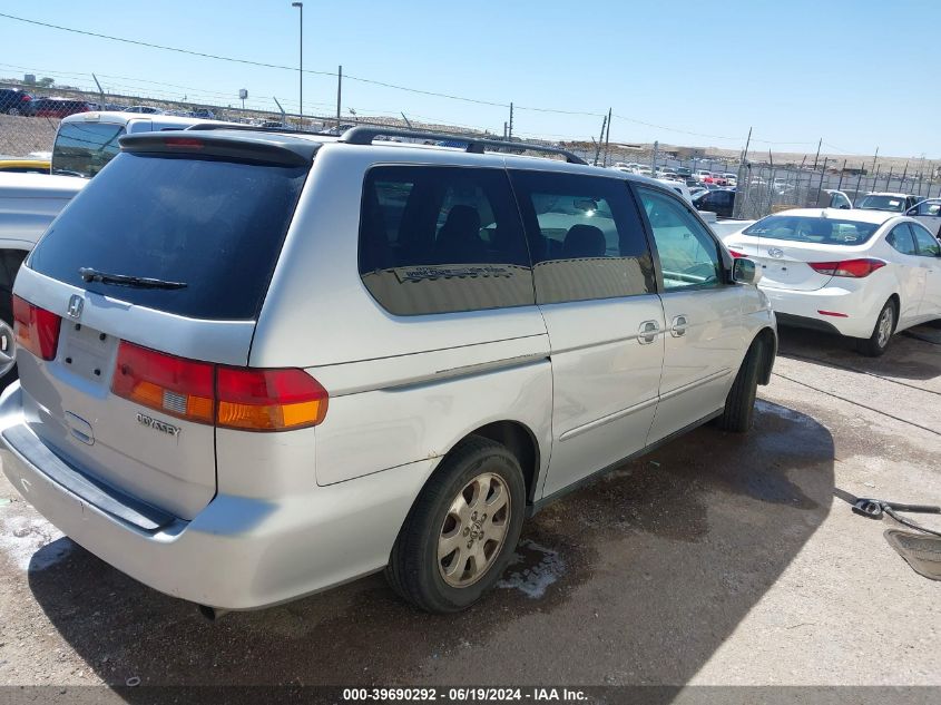 2002 Honda Odyssey Ex-L VIN: 2HKRL18022H552064 Lot: 39690292