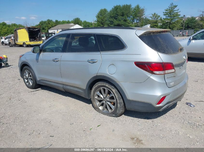 2017 Hyundai Santa Fe Se VIN: KM8SM4HFXHU207024 Lot: 39690297