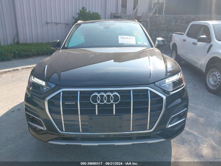 2023 Audi Q5 Premium 40 Tfsi Quattro S Tronic VIN: WA1ABAFY3P2162781 Lot: 39690317