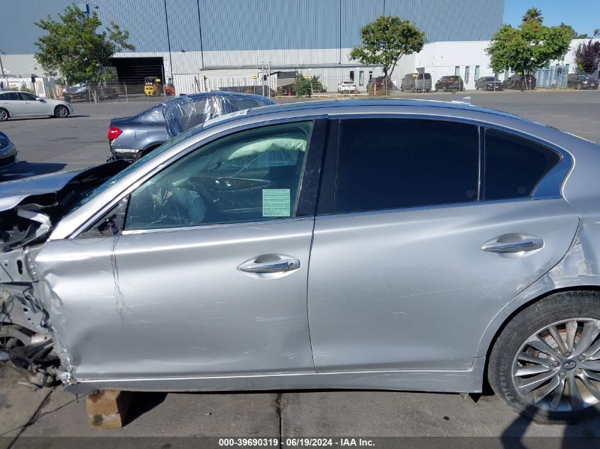 2018 Infiniti Q50 3.0T Luxe VIN: JN1EV7AP2JM350593 Lot: 39690319