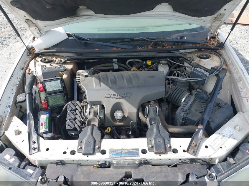 2003 Chevrolet Impala Ls VIN: 2G1WH52K039316337 Lot: 39690327