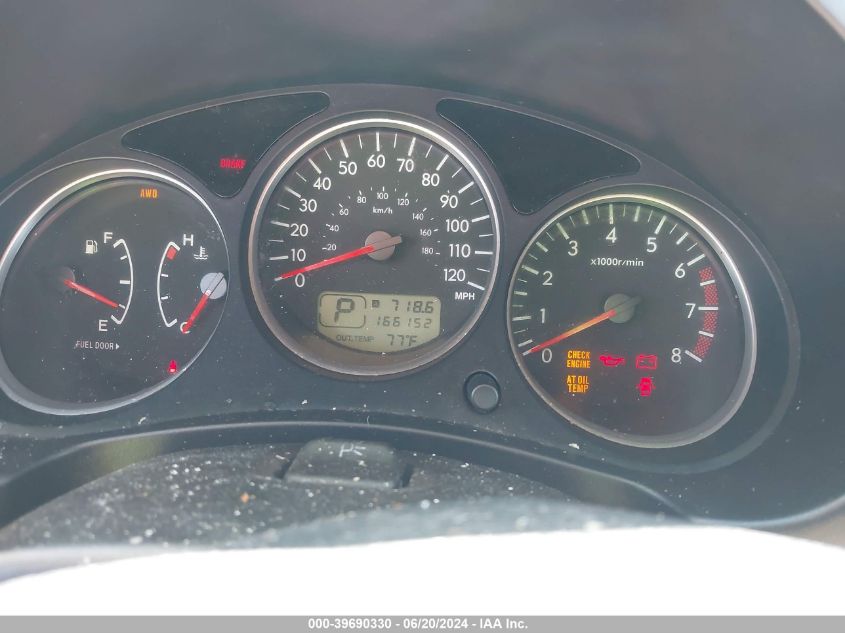 2005 Subaru Forester 2.5Xs L.l. Bean VIN: JF1SG67605H752345 Lot: 39690330