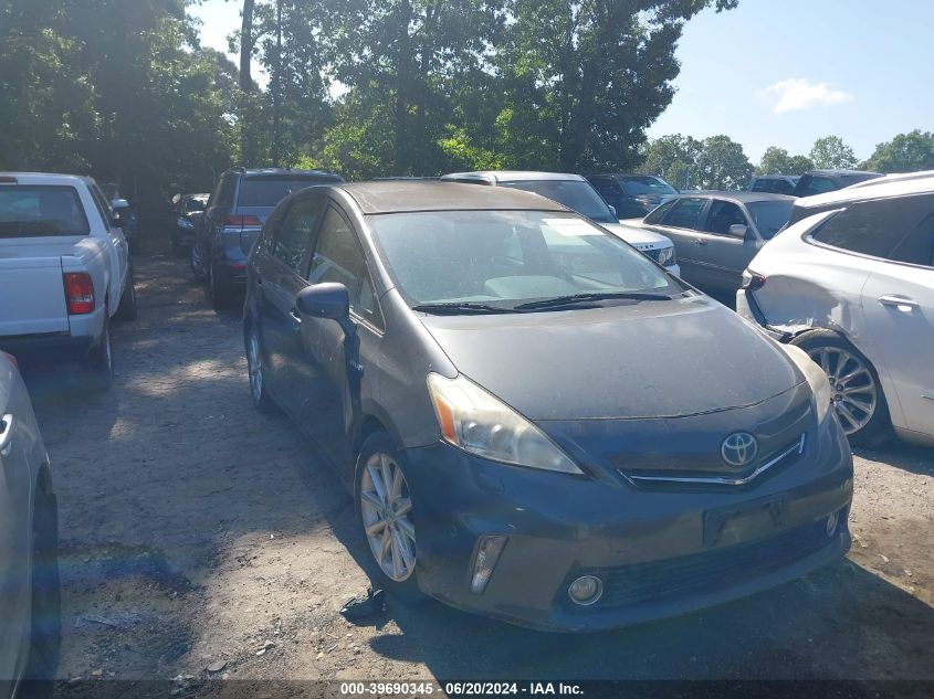 2013 Toyota Prius V Five VIN: JTDZN3EU5D3218610 Lot: 39690345