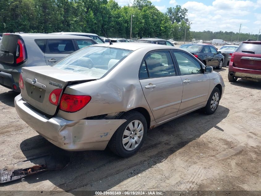 2003 Toyota Corolla Ce/Le/S VIN: 2T1BR38E23C080315 Lot: 39690349