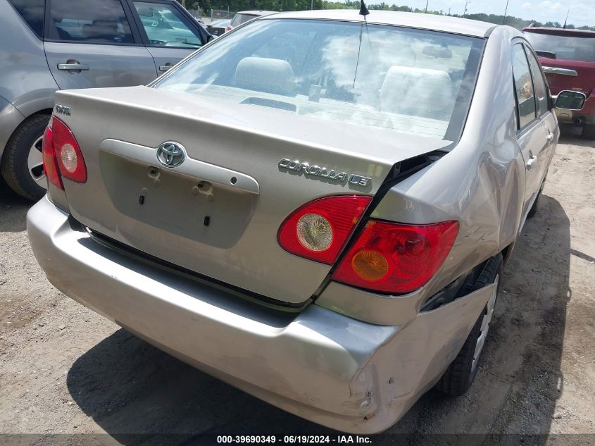 2003 Toyota Corolla Ce/Le/S VIN: 2T1BR38E23C080315 Lot: 39690349