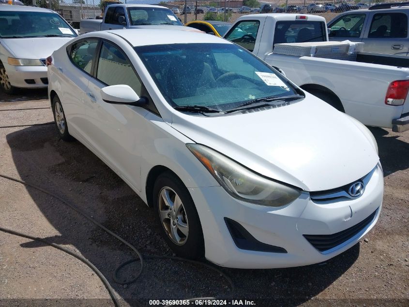 2014 Hyundai Elantra Se VIN: 5NPDH4AEXEH516159 Lot: 39690365