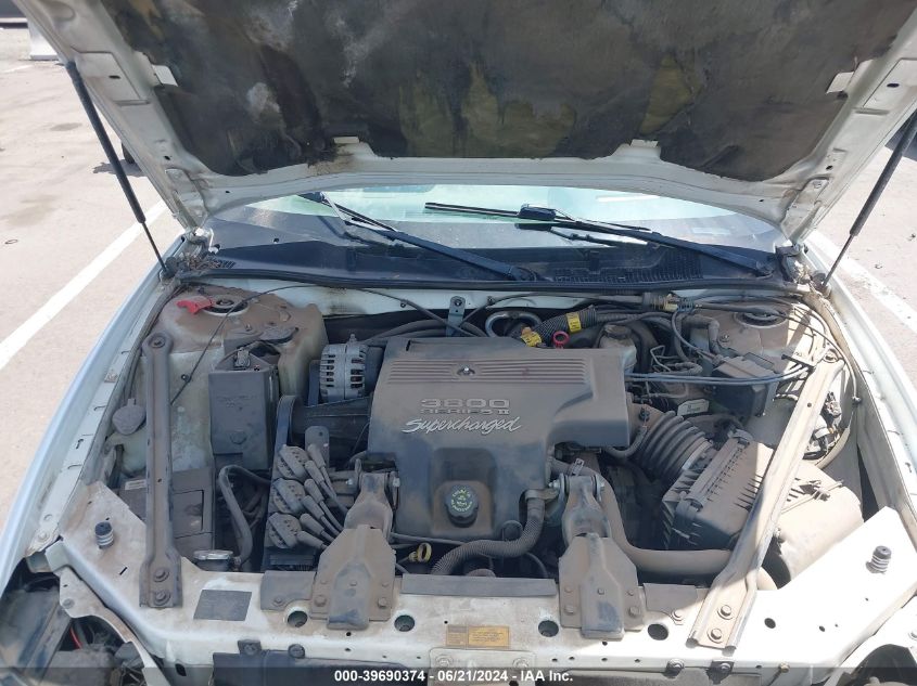 2001 Pontiac Grand Prix Gtp VIN: 1G2WR52171F150340 Lot: 39690374