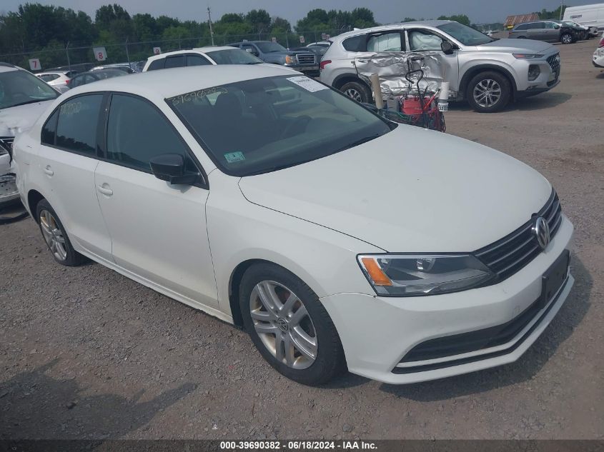 2015 Volkswagen Jetta 2.0L S VIN: 3VW2K7AJ3FM222411 Lot: 39690382