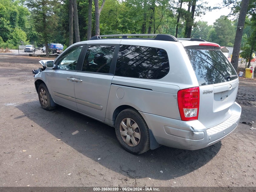 2008 Hyundai Entourage Gls/Limited VIN: KNDMC233586047401 Lot: 39690399