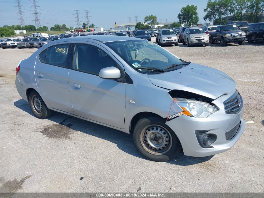 2017 Mitsubishi Mirage G4 Es VIN: ML32F3FJ0HH001755 Lot: 39690403