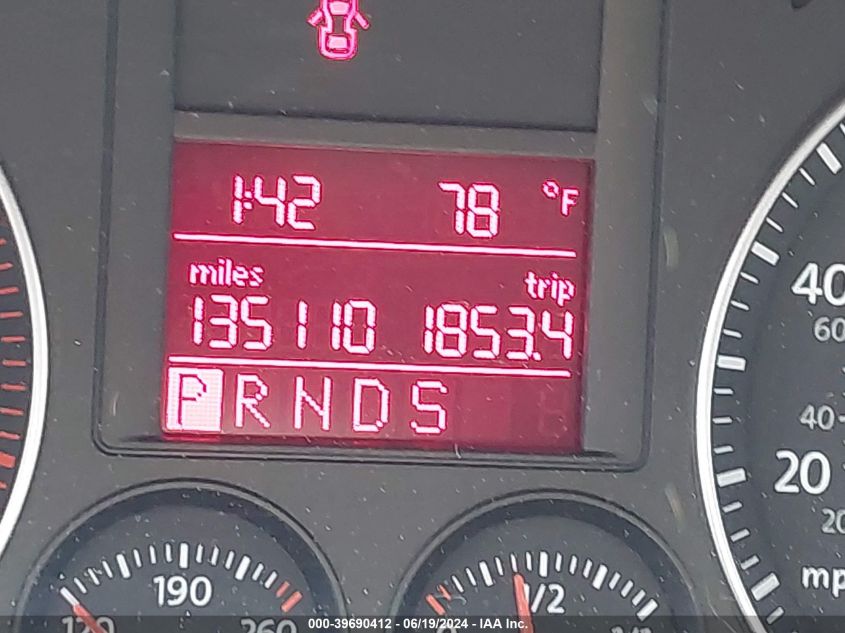 2007 Volkswagen Jetta Wolfsburg Edition VIN: 3VWEG71K57M199240 Lot: 39690412