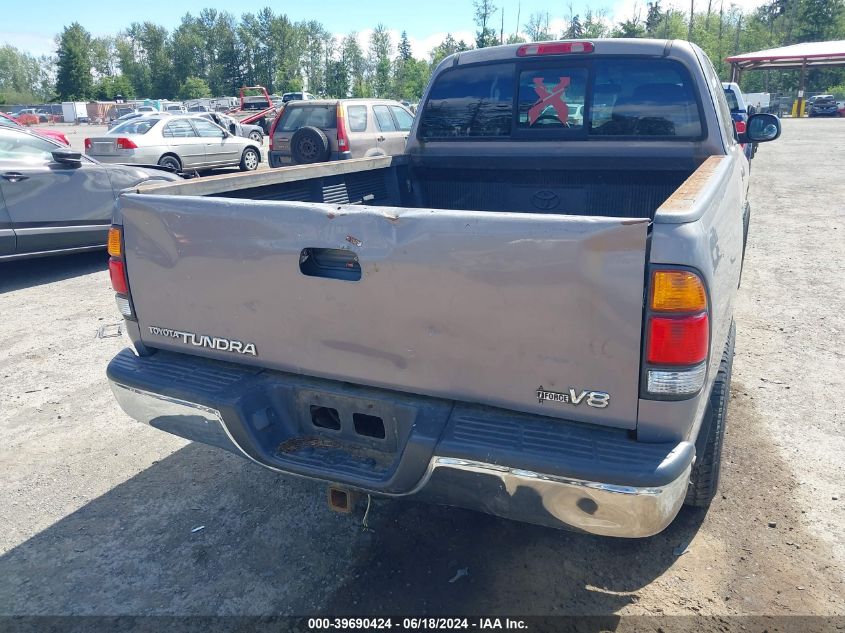 2001 Toyota Tundra Sr5 V8 VIN: 5TBRT34141S150980 Lot: 39690424